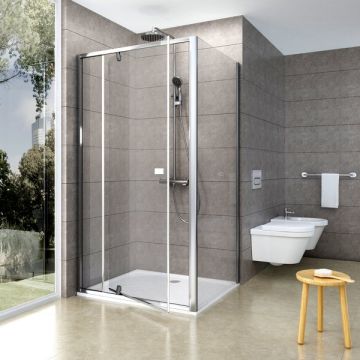 Ravak Fiksētā Siena Pivot PPS 80cm Spīdīga Alumīnija (90G40C00Z1)
