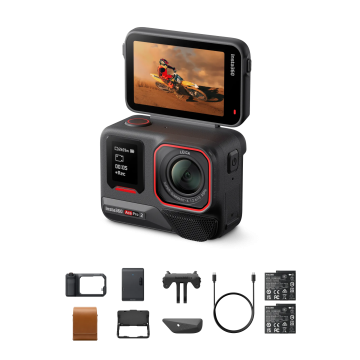 Insta360 Ace Pro 2 Flash Print Bundle Midnight Black