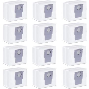 ‎Alloytool Pack of 12 Vacuum Cleaner Bags for Roborock S8+ / S8 Pro Ultra / S7 MaxV Ultra / S7 Pro Ultra / Q7+ / Q7 Max+ / Q5+
