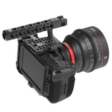 8Sinn BM Pocket Cinema Camera 4K / 6K Half Cage + Top Handle Basic (HDMI & USB-C cable clamp not included)