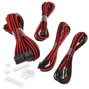 PHANTEKS Extension cable set, 500mm - black/red (PH-CB CMBO_BR)