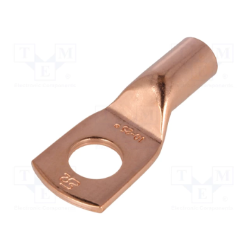 ERGOM OCZ-025/10 ring tube, M10, 25mm2, crimped, for cable, L: 32.5mm, copper (E11KM-01010103600)