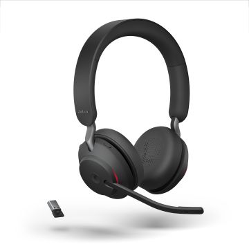 Jabra Evolve2 65 MS Stereo Headset Black USB-A (26599-999-999)