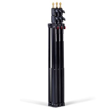 Manfrotto 1052BAC-3 3 Pack Compact Lighting Stand, Air Cushioned and Portable