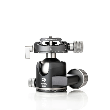 Benro GX35 GX Series Lowprofile Ballhead Aluminum 40mm Low Gravity PU56 Plate