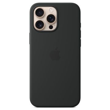 Apple iPhone 16 Pro Max Silicone Case with MagSafe Black MYYT3