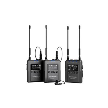 Saramonic UwMic9s Kit 2 (TX+TX+RX) Wireless Microphone System