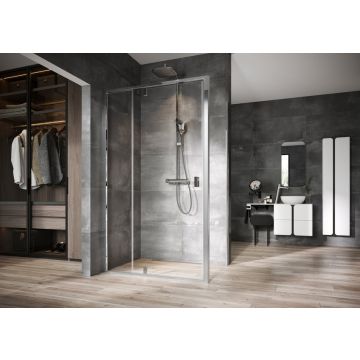 Ravak Fiksētā Siena Nexty NPSS 80cm Spīdīga Alumīnija (90O40C00Z1)