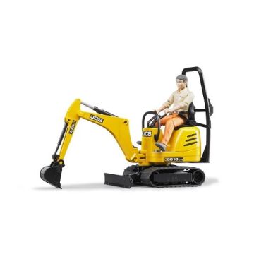 Bruder JCB Micro Excavator 8010 CTS and Man (62002)