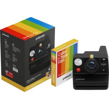 Polaroid Now Gen 3 Black bundle with Color Film (8 photos)