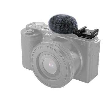 SmallRig Cold Shoe Adapter with Windshield for Sony ZV-E10 and ZV-1 3526