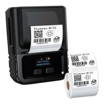 Phomemo M120 portable label printer (black)