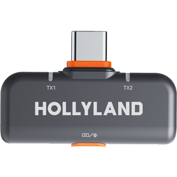 Hollyland LARK M2S USB-C Receiver (Space Gray) Fit for LARK M2S