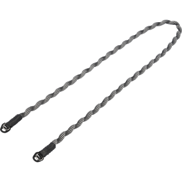 Artisan & Artist ACAM-708 Spiral Cord Strap (Long) Black/White
