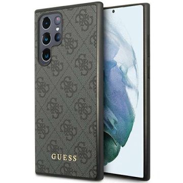 Guess 4G Metal Gold Logo Case for Samsung Galaxy S24 Ultra - Black (3666339241650)