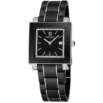 Fendi Ceramic Square Ladies Watch F621110DDC