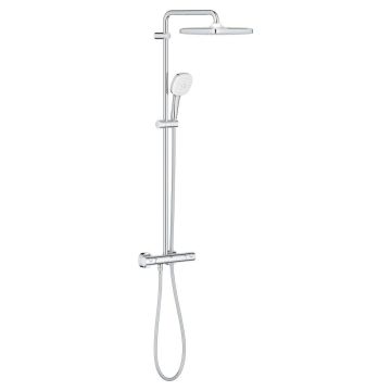 Grohe Tempesta 250 Cube Dušas Sistēma ar Termostatu un Rokas Dušu (26689001)