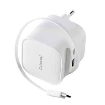 Intenso Power Adapter USB-A USB-C Black (7806522)