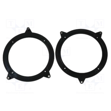 4Carmedia RAM-20.449/K BMW 3 (E46) Front Door (Touring) 16cm adapters for 13cm speakers