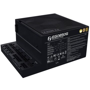 Lian Li EDGE GOLD 850 80 PLUS Gold power supply, PCIe 5.1, ATX 3.1 - 850 watts, black (Edge Gold 850W Black)