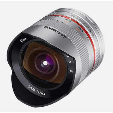 Samyang 8mm F/2.8 UMC Fish-eye II Canon M Silver