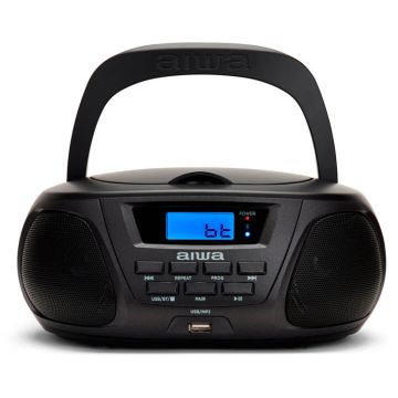 AIWA Portable Wireless Boombox BBTU-300, Black