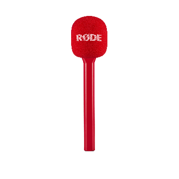 Rode Interview GO Handheld Adaptor for the Wireless Range Red