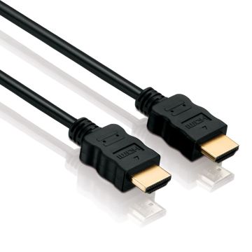 PureLink connection cable HDMI plug plug FULL HD BASIC 7.5m black (118873)