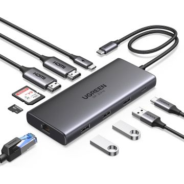 UGREEN Revodok Pro 210 USB C Docking Station 10 in 1