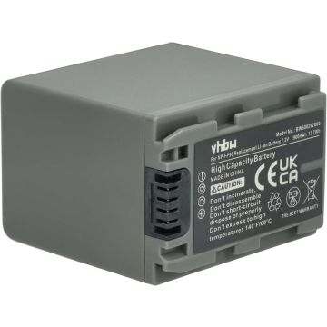 vhbw 1x Battery Replacement for Sony NP-FP91, NP-FP90 for Video Camera Camcorder (1900 mAh, 7.2 V, Li-ion)
