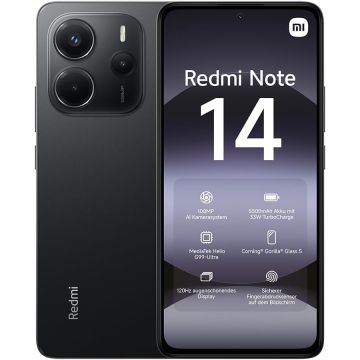 Xiaomi Redmi Note 14 4G 8GB RAM 256GB Midnight Black