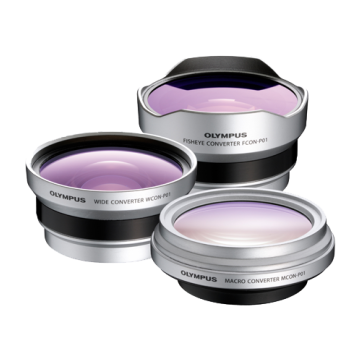 Olympus 3CON-P01 Lens Converter Kit (Macro, Wide, Fisheye)