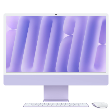 Apple iMac 24 Apple M4 10C CPU, 10C GPU 16GB RAM 512GB SSD Trackpad, Keyboard with Touch ID Purple (Spec. conf.)