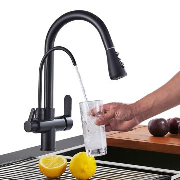 Homelody Onyzpily Extendible Tap with 3 Modes and Pure Water Kitchen Tap (B07YYR1C4Z)