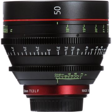 Canon CN-E 50mm T1.3 L F Cine Prime with EF-mount