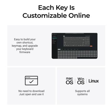 Keychron K1 Wireless Keyboard RGB Black (K1X-B1)
