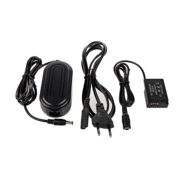 Caruba Canon LP-E17 (DR-E18) Dummy Battery + AC-E6 Power Adapter