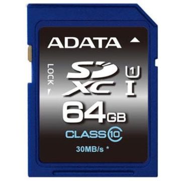 ADATA SDXC 64GB Class 10 (ASDX64GUICL10-R)