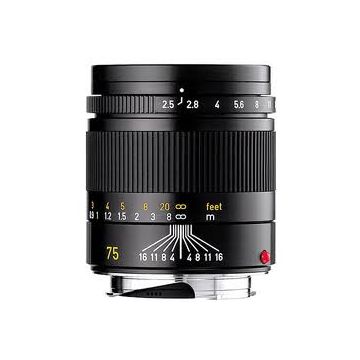 Leica Summarit-M 75mm f/2.5 Black