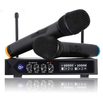 PREUP Karaoke System Wireless Microphone S9 Professional