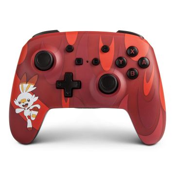 PowerA Enhanced WIRELESS Pokemon Scorbunny Controller for Nintendo Switch