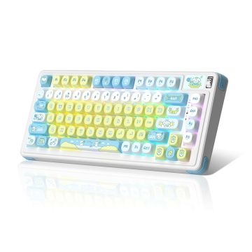Magegee AIR75 Dog Themed, RGB, Blue Whale Switch, US (AIR75-Dog-Themed)