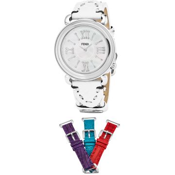 Fendi Selleria 3 Additional Straps Set With Ladies Watch F8010345H0-SET2