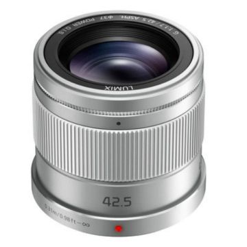 Panasonic Lumix G 42.5mm f/1.7 ASPH POWER O.I.S Silver (H-HS043E-S)