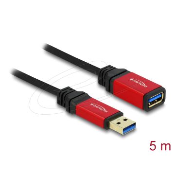 Delock Extension Cable USB 3.0 Type-A Plug to USB 3.0 Type-A Socket 5 m Premium (82755)