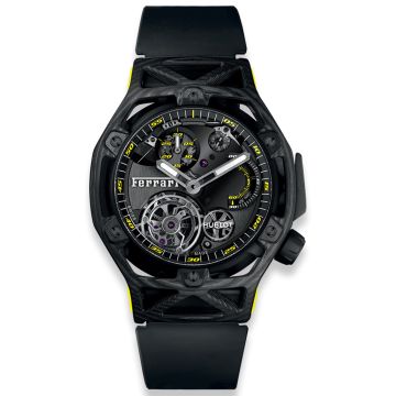 Hublot Techframe Ferrari Tourbillon Chronograph Men's Watch 408.QU.0129.RX