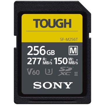 Sony 256GB SF-M Tough Series UHS-II SDXC Memory Card (SF-M256T)