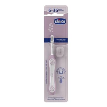 Chicco Toothbrush First Teeth Lilac 6-36m (12081000000)