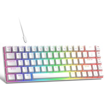 Magegee MK-BOX White, RGB, Red Switch, US (MK-BOX-White-RGB)