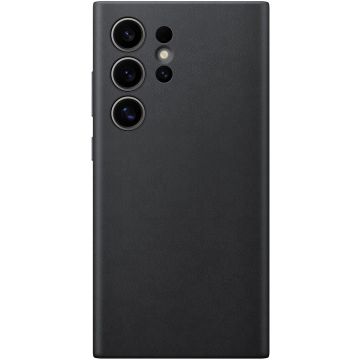 Samsung Vegan Leather case for Galaxy S24 Ultra, Black (GP-FPS928HCABW)